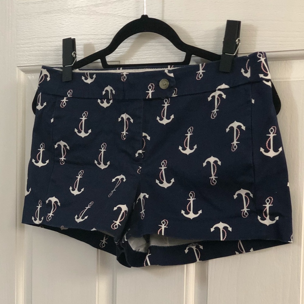 Nautical print shorts